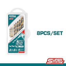 TOTAL - TACSD0801 - Jeu de Foret métal HSS 6 pcs Ø2-8mm