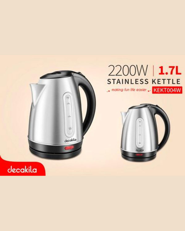 DECAKILA - KEKT004W - Bouilloire en acier inoxydable Decakila 1.7L 2200W