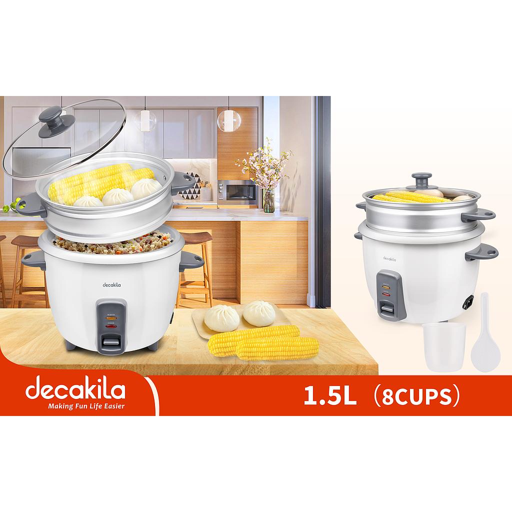 DECAKILA - KEER007W - Cuiseur à riz Decakila 500W 1.5L