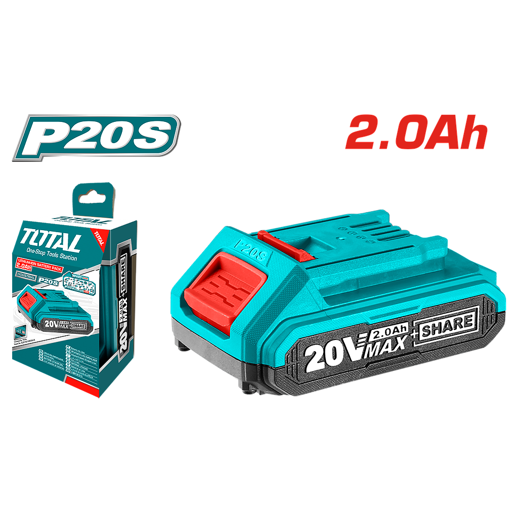 TOTAL - TFBLI20011 - Batterie Lithium 20V - 2.0 Ah