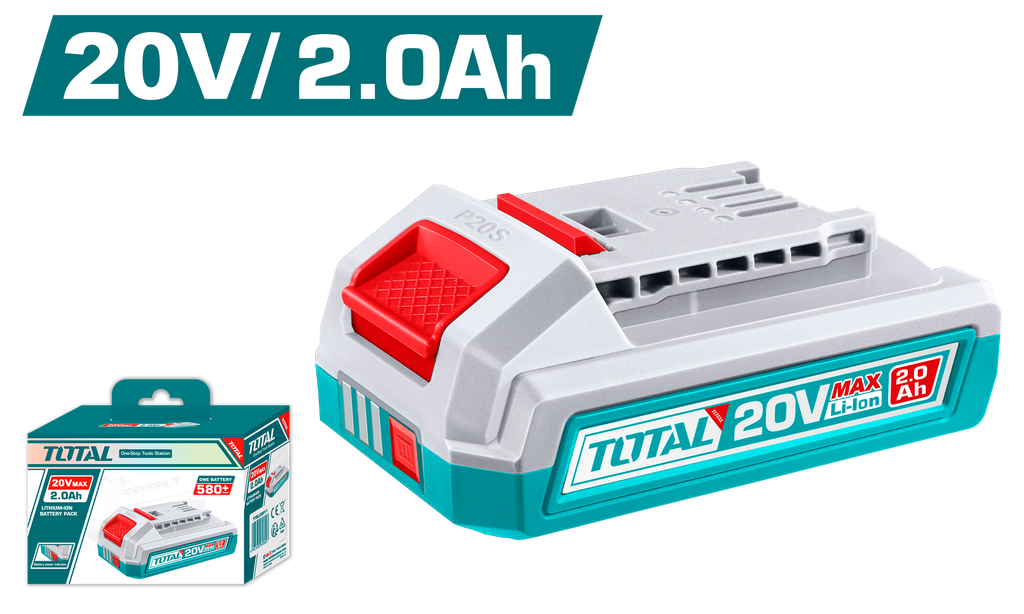 TOTAL - TFBLI20011 - Batterie Lithium 20V - 2.0 Ah