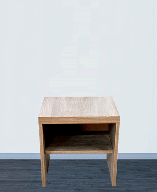 table de chevet PM Smarte  400x350x400, [3EC435]
