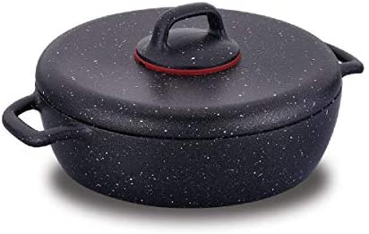 A1354 - Cocotte basse en fonte Gusto Plus Alu. 24x6.5cm / 2.5 l.