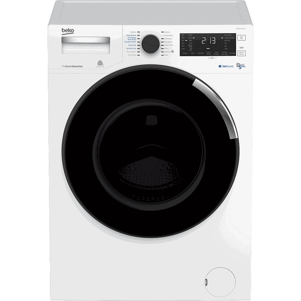 Lave-linge séchant autoportant BEKO (8 kg / 5 kg, 1400 tr/min)