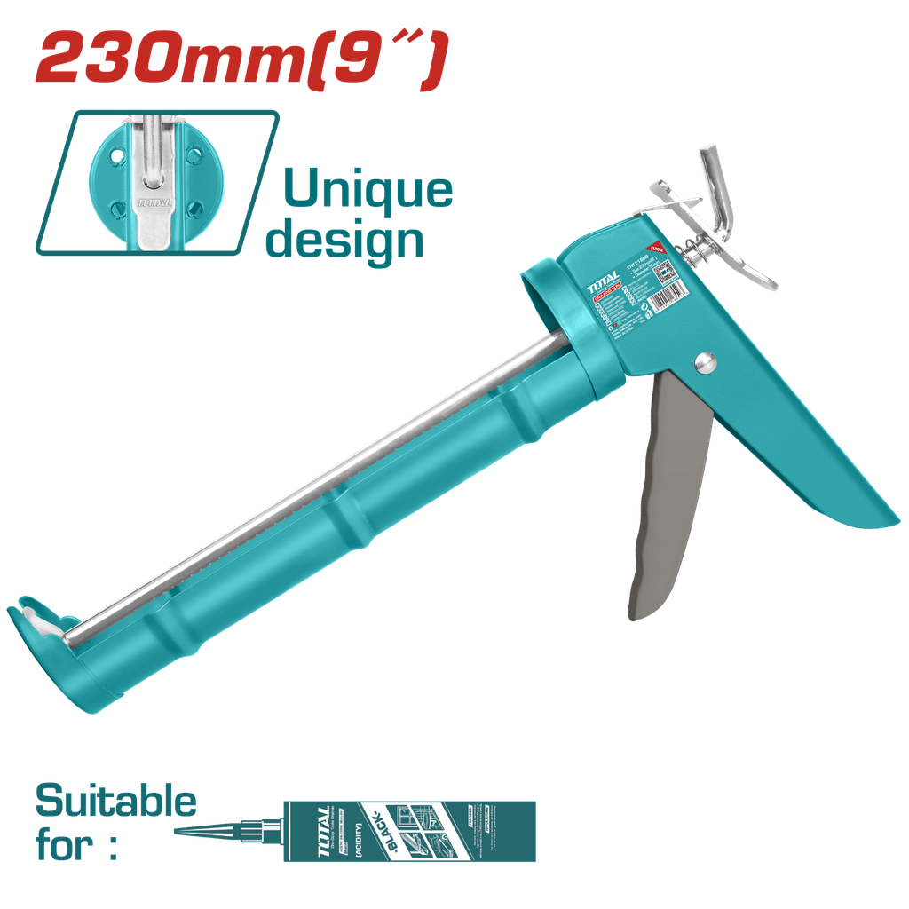 TOTAL - THT21809 - Pistolet silicone 9"