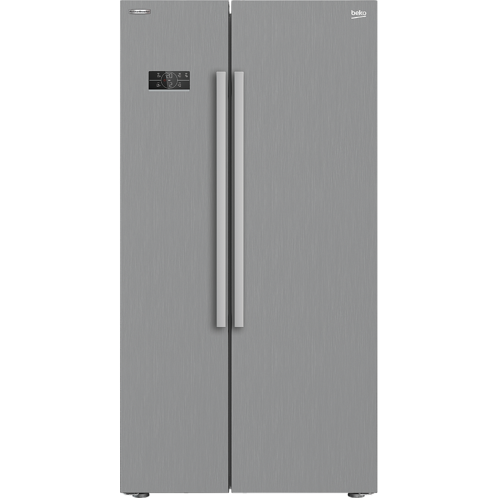 GN163130PTN - Réfrigérateur Side-By-Side No-frost inverter - 580 Litres - Inox Beko