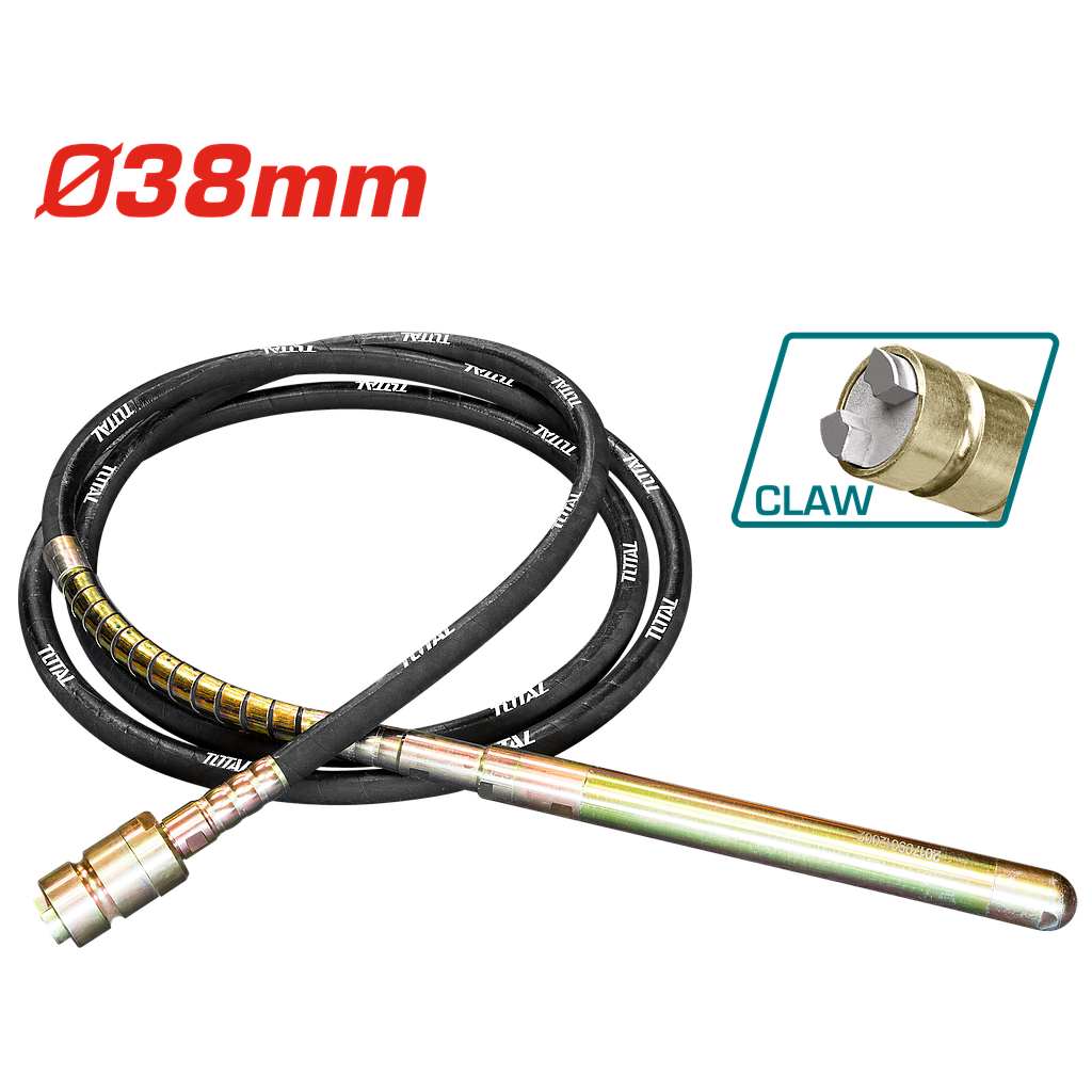 TOTAL - TPVP1381 - Aiguille de vibrateur 38mm