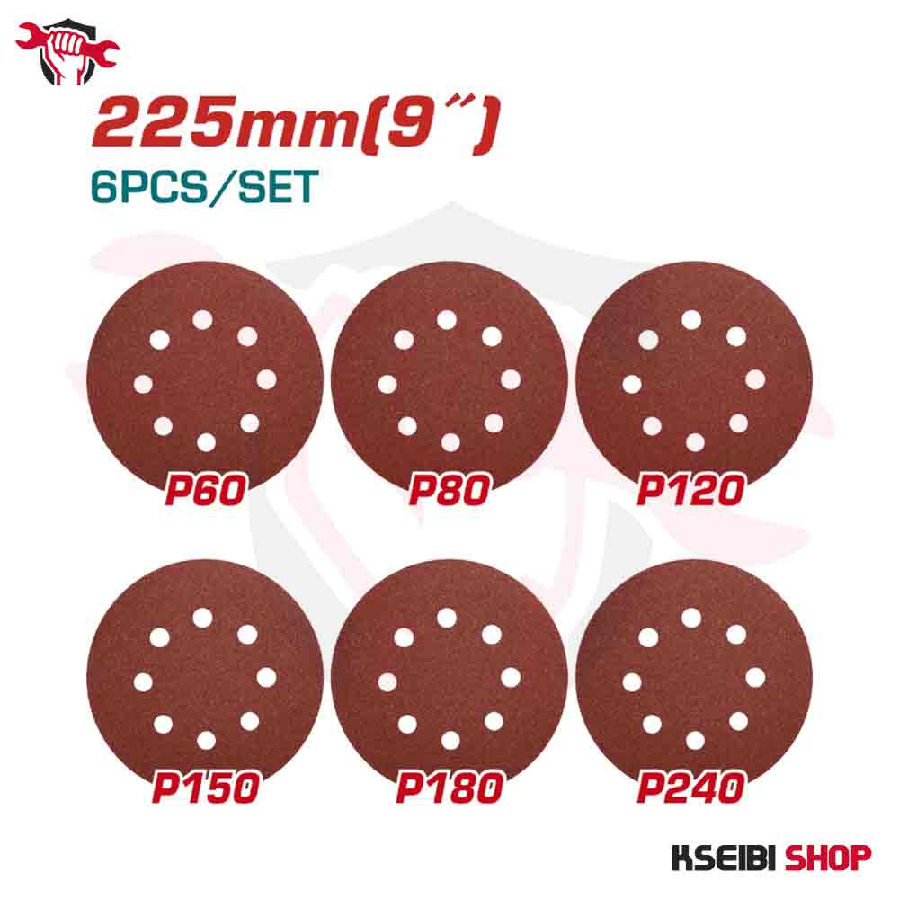 TOTAL - TAC732251 Disque papier Ø225mm P60 P80 P120 P150 P180 P240