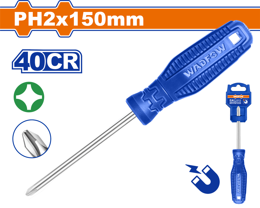 WDF - WSD4226 - Tournevis philips - PH2x150mm