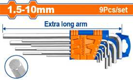 طقم مفاتيح ألن طويلة جداً Ø1.5-10mm