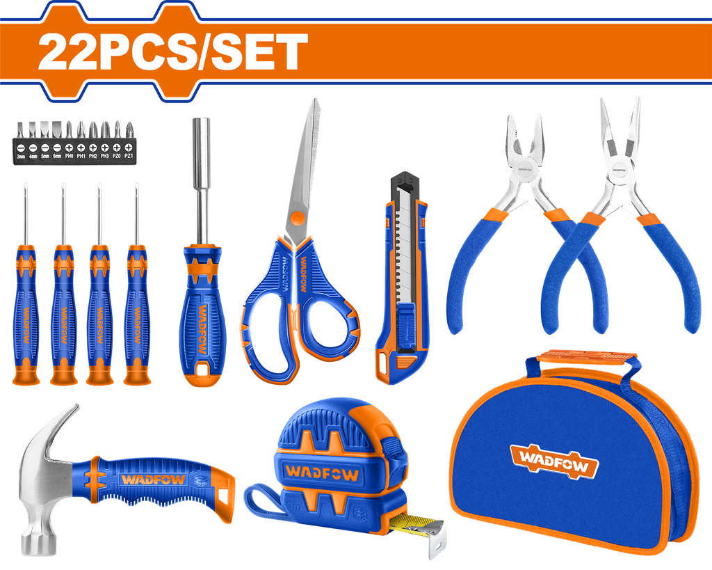 WDF - WHSAM22 - Trousse d'outils à main 22pcs