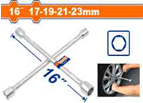 WDF - WTH8316 - Clé de roue 17x19x21x23mm