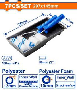 WDF - WCB3H71 - Brosses cylindriques 7 en 1