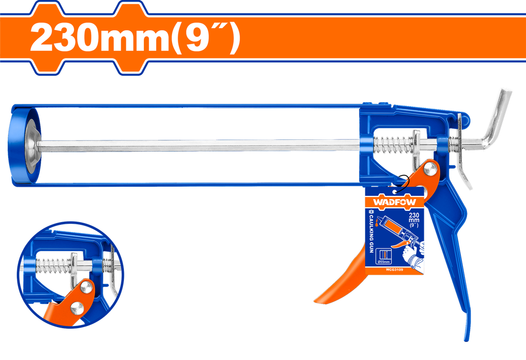 WDF - WCG3109 - Pistolet à calfeutrer de 9"