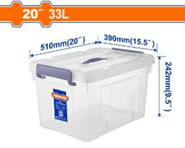 WDF - WTB2335 - Boite de rangement en plastique 33L