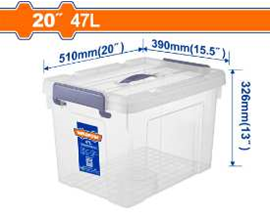 WDF - WTB2350 - Boite de rangement en plastique 47L