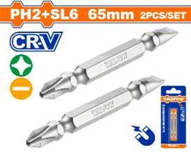 WDF - WSV0K11 - Embouts visseuse PH2 + SL6