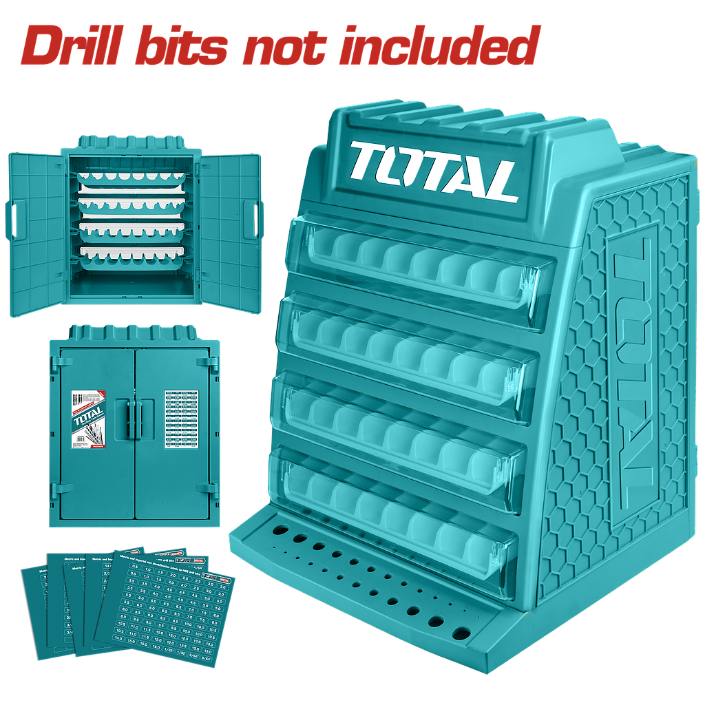 TOTAL - TAKD2688 - Coffret vide pour forets a métaux
