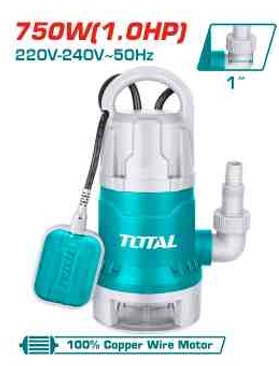 TOTAL - TWP87506 - Pompe submersible - 750W, 216L/min, 8m
