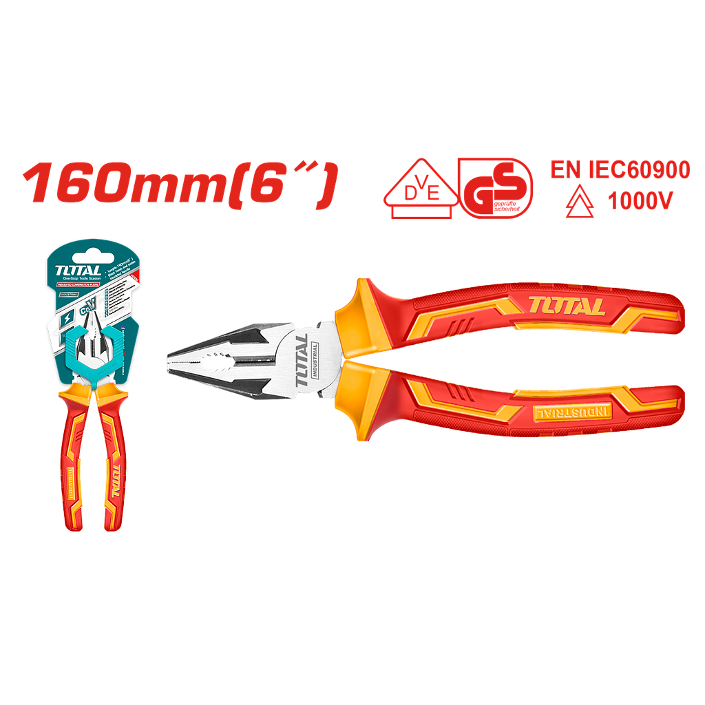 TOTAL - THTIP2161 - Pince universelle isolée 6"
