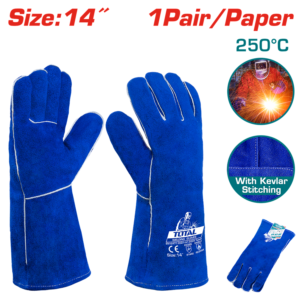TOTAL - TSP15014 - Gants de soudage