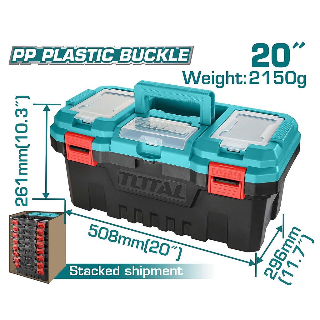 TOTAL - TPBX0201 - Coffre à outils en plastique  20"