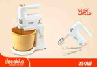 DECAKILA - KEMX020W - Batteur Électrique Avec Bol 2.5L