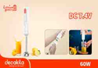 DECAKILA - KMJB037W - Mixeur plongeant sans fil - 60W 1500 mAh 8V