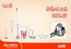 DECAKILA - KMJB042W - Mixeur plongeant sans fil 5-en-1