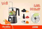 DECAKILA - KMMG005B - Robot culinaire sans fil 200W