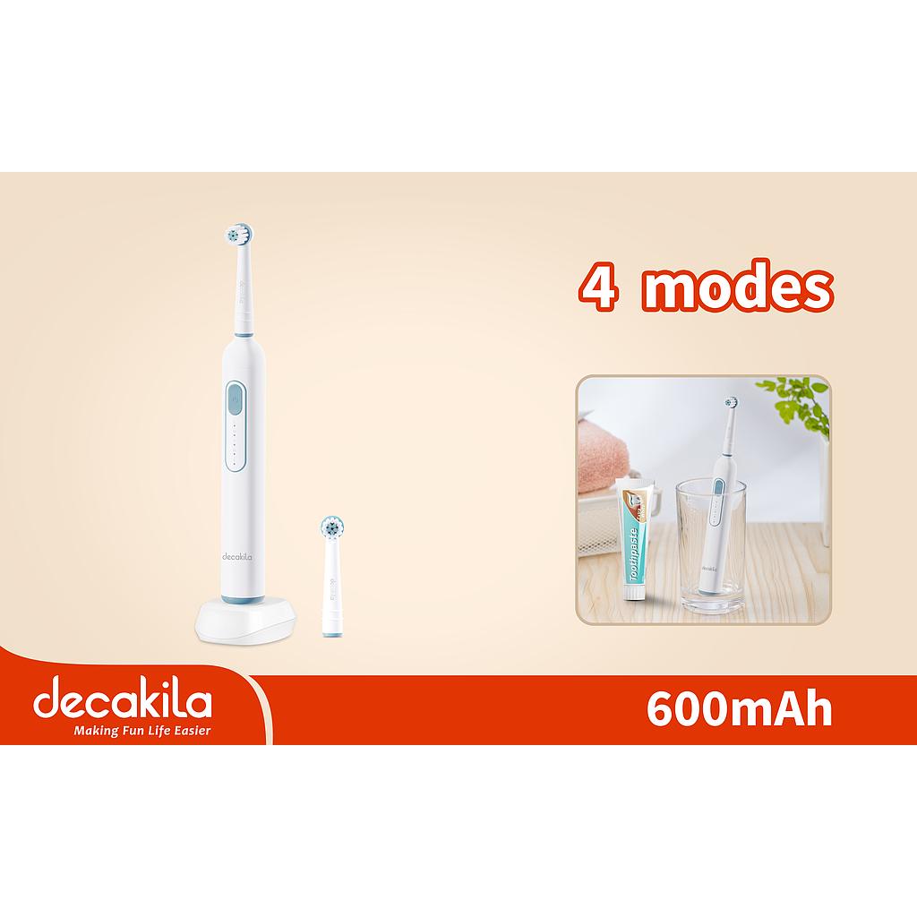 DECAKILA - KMTB017W - Brosse à dents électrique rotative