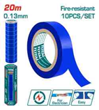 TOTAL - THPET1010 - Ruban isolant bleu en PVC 20m