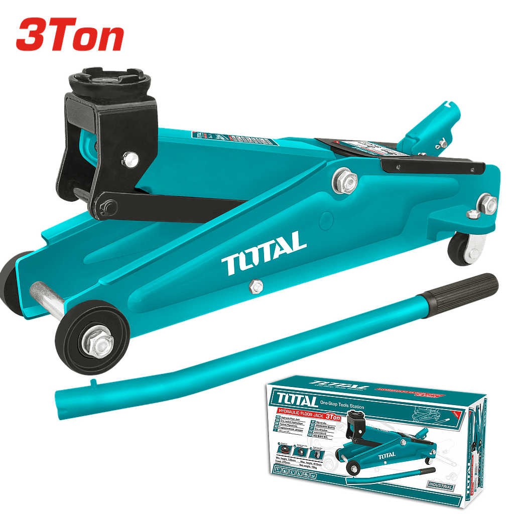 TOTAL - THT10832 - Cric hydraulique rouleur 3T
