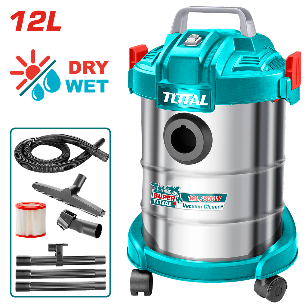 TOTAL - TVC14122 - Aspirateur 800W - 12L