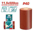 TOTAL - TAC04065 - Rouleau abrasif P40 - 11.5x500cm