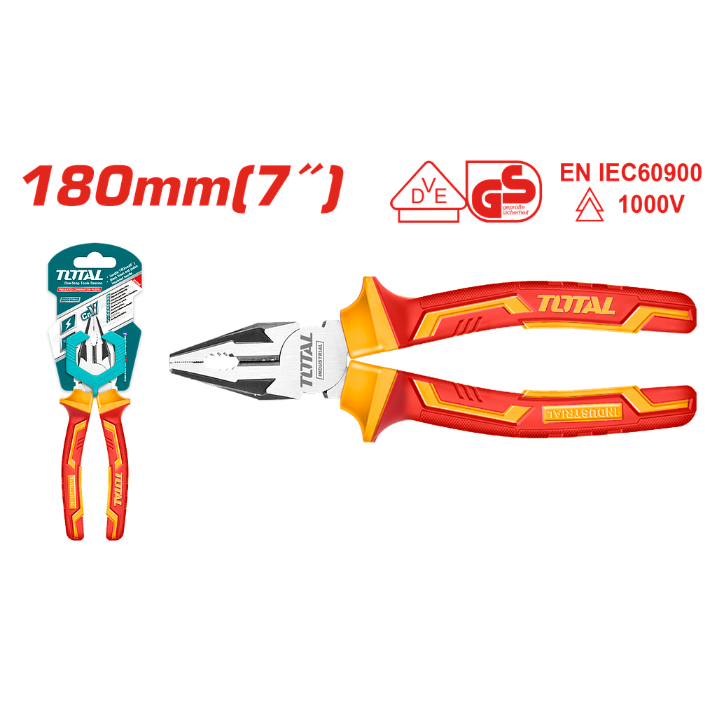 TOTAL - THTIP2171 - Pince universelle isolée 7''