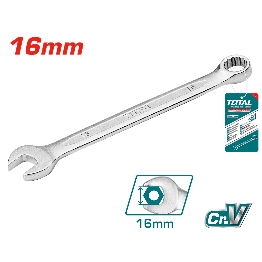 TOTAL - TCSPA161 - Clé plate Ø16mm
