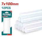 TOTAL - TACGT1071 - Bâton de pistolet à colle - 7x100mm 12 pcs