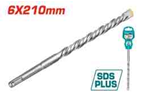 TOTAL - TAC310603 - Forets à béton sds plus - Ø6x210mm