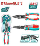 كماشة طويلة الفك بحركة مركبة 8.5''