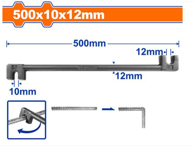 WDF - WQB3350 - Griffe de ferrailleur Ø10-Ø12mm