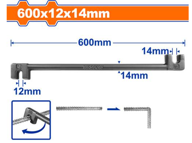 WDF - WQB3360 - Griffe de ferrailleur Ø12-Ø14mm