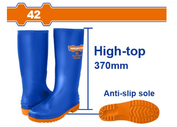 WDF - WRB1L42 - Bottes de pluie Taille 42