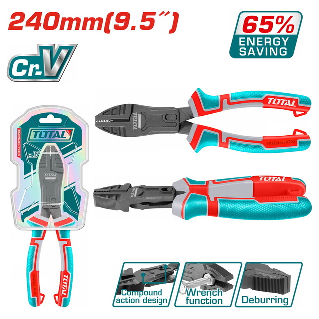 TOTAL - THTC510956 - Pince universelle à action composée 9.5''