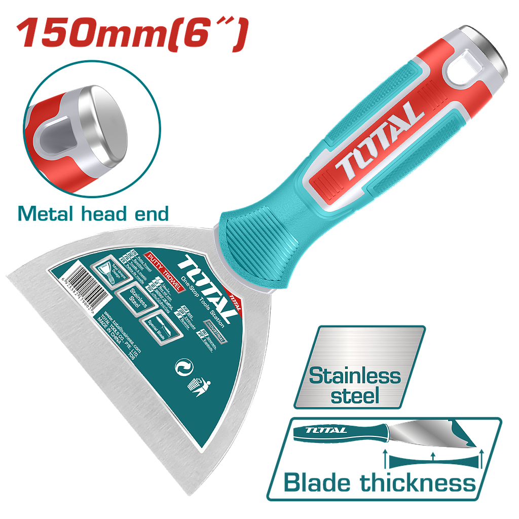 TOTAL - THT831506 - Grattoir mastique 150mm