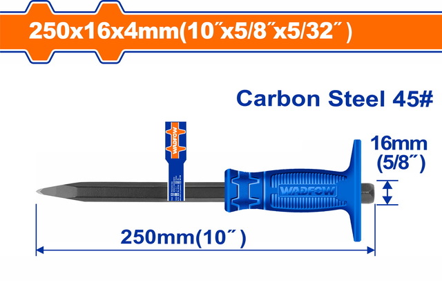 إزميل مدبب 4x16x250mm