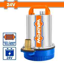 WDF - WWPQDC24 - Pompe submersible 24V - 67L/min 13m
