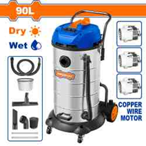 WDF - WVR5A90 - Aspirateur eau et poussière 3 moteur - 3x1200W