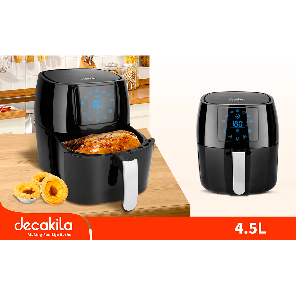 DECAKILA - KEEC039B - Friteuse à air - 4.5L 1400w