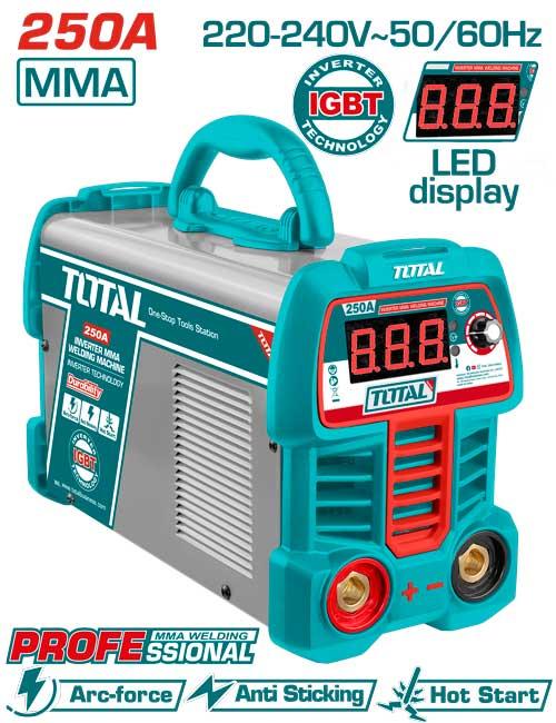 TOTAL - TW225069 - Poste à Souder inverter MMA 250A@60%